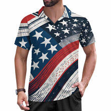 Cargar imagen en el visor de la galería, Camisetas polo de manga corta para hombre TXLD personalizado con patrón foto texto (impresión de imagen única)