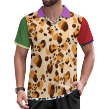 Cargar imagen en el visor de la galería, Polos de corte regular para hombre personalizado con patrón foto texto (impresión de imágenes múltiples)