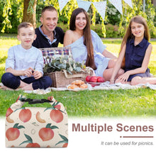 Cargar imagen en el visor de la galería, Bolsa de almuerzo aislada plegable portátil Bolsa de picnic Bolsa de almuerzo Bento personalizado con patrón foto texto