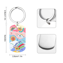 Cargar imagen en el visor de la galería, Llaveros de metal y placas de identificación con la misma imagen en ambos lados personalizado con patrón foto texto
