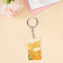 Cargar imagen en el visor de la galería, Llavero acrílico transparente (impresión a una cara) personalizado con patrón foto texto