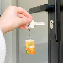 Cargar imagen en el visor de la galería, Llavero acrílico transparente (impresión a una cara) personalizado con patrón foto texto