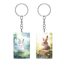 Cargar imagen en el visor de la galería, Llavero acrílico transparente Impresión a doble cara de 3 mm de espesor personalizado con patrón foto texto