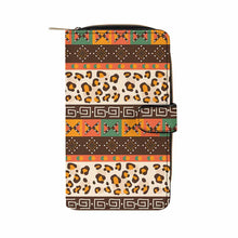 Cargar imagen en el visor de la galería, Cartera plegable de piel para hombre y mujer personalizado con patrón foto texto