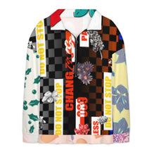 Cargar imagen en el visor de la galería, Jersey de manga larga con cremallera frontal NT53 Sudadera informal con cuello en V personalizado con patrón foto texto (impresión de imágenes múltiples)