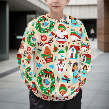 Cargar imagen en el visor de la galería, Suéter para niños GR-EYW personalizado con patrón foto texto