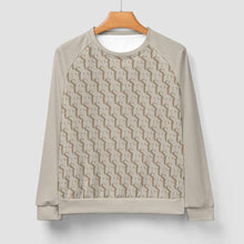 Cargar imagen en el visor de la galería, Sudadera de hombre con cuello redondo A27H personalizado con patrón foto texto (impresión de imágenes múltiples)