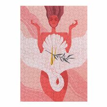 Cargar imagen en el visor de la galería, Rompecabezas fotográfico de madera (versión vertical) personalizado con patrón foto texto