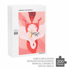 Cargar imagen en el visor de la galería, Rompecabezas fotográfico de madera (versión vertical) personalizado con patrón foto texto