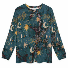 Cargar imagen en el visor de la galería, Conjunto de pijama de 2 piezas con cuello redondo para hombre LM094 personalizado con patrón foto texto (impresión de imagen única)