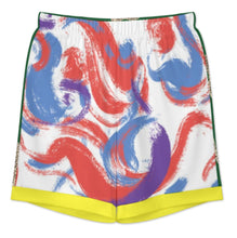 Cargar imagen en el visor de la galería, Pijama de manga corta de seda hielo para hombre LM135 personalizado con patrón foto texto (impresión de imágenes múltiples)