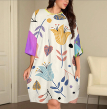 Cargar imagen en el visor de la galería, Pijama de felpa para mujer talla grande LM475 personalizado con patrón foto texto (impresión de imágenes múltiples)