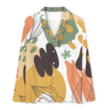 Cargar imagen en el visor de la galería, Pijama de manga larga para mujer de 2 piezas, ropa de estar por casa cálida y acogedora personalizado con patrón foto texto (impresión de imagen única)