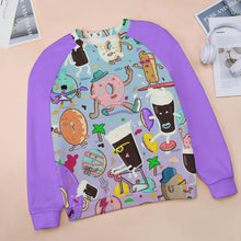 Cargar imagen en el visor de la galería, Sudadera Manga Larga con Cuello Redondo de Moda para mujer RH Personalizada con impresión completa de Dos Imágenes con Foto Logo Patrón Texto