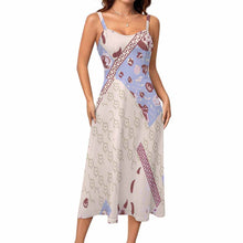 Cargar imagen en el visor de la galería, Vestido sin tirantes para mujer LM467 personalizado con patrón foto texto