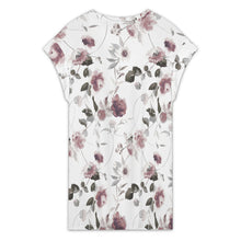 Cargar imagen en el visor de la galería, Vestido de mujer con cuello redondo y manga corta LYQ116 personalizado con patrón foto texto (impresión de imagen única)