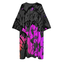Cargar imagen en el visor de la galería, Vestido de manga corta irregular para mujer TQ personalizado con patrón foto texto (impresión de imagen única)