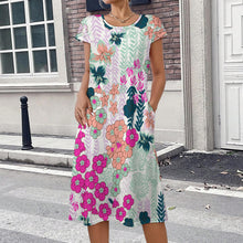 Cargar imagen en el visor de la galería, Vestido de verano sin mangas para mujer NT113 personalizado con patrón foto texto