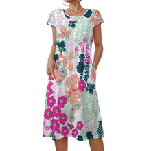 Cargar imagen en el visor de la galería, Vestido de verano sin mangas para mujer NT113 personalizado con patrón foto texto