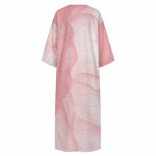 Cargar imagen en el visor de la galería, Bata de Mujer Estilo Mediterráneo con Cuello en V y Manga Corta YKL06 personalizado con patrón foto texto (impresión de imagen única)