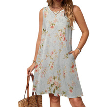 Cargar imagen en el visor de la galería, Vestido sin mangas para mujer LM412 personalizado con patrón foto texto