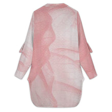 Cargar imagen en el visor de la galería, Vestido camisero de manga larga para mujer KCS personalizado con patrón foto texto