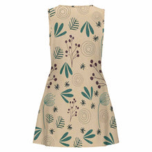 Cargar imagen en el visor de la galería, Vestido clásico sin mangas con cuello redondo para mujer MXLD10 personalizado con patrón foto texto