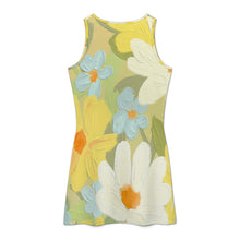 Cargar imagen en el visor de la galería, Vestido de verano para mujer con hombros descubiertos vestido corto sin mangas APQ para playa personalizado con patrón foto texto