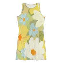 Cargar imagen en el visor de la galería, Vestido de verano para mujer con hombros descubiertos vestido corto sin mangas APQ para playa personalizado con patrón foto texto