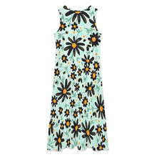 Cargar imagen en el visor de la galería, Vestido largo de verano sin mangas para mujer F21Q con hombros descubiertos personalizado con patrón foto texto