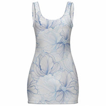 Cargar imagen en el visor de la galería, Vestido ajustado sin mangas para mujer MSYX30 con cuello redondo personalizado con patrón foto texto