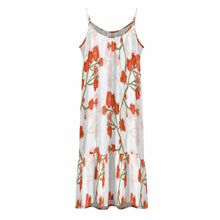 Cargar imagen en el visor de la galería, Camisón de mujer con tirantes finos KQ personalizado con patrón foto texto (impresión de imagen única)