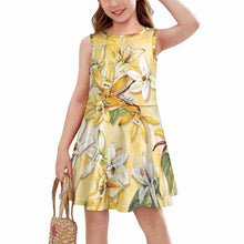 Cargar imagen en el visor de la galería, Vestido niña sin mangas F12Q personalizado con patrón foto texto (impresión de imagen única)