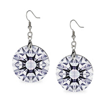 Cargar imagen en el visor de la galería, Pendientes de madera natural colgantes para mujeres y niñas SS1405003 Personalizados con Foto, Texto o Logo