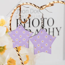 Cargar imagen en el visor de la galería, Pendientes de madera natural colgantes para mujeres y niñas SS1405003 Personalizados con Foto, Texto o Logo