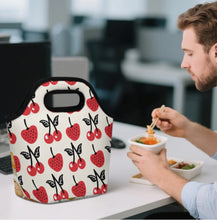 Cargar imagen en el visor de la galería, Sac à déjeuner portable personalizado con patrón foto texto (impresión de imágenes múltiples)