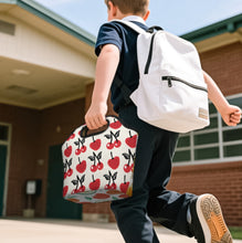 Cargar imagen en el visor de la galería, Sac à déjeuner portable personalizado con patrón foto texto (impresión de imágenes múltiples)