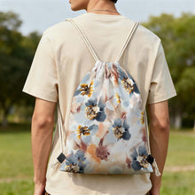 Cargar imagen en el visor de la galería, Mochila de Lona con Cordón XB0604196 personalizado con patrón foto texto