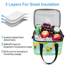 Cargar imagen en el visor de la galería, Bolsa de almuerzo / Bolsa térmica portátil personalizado con patrón foto texto