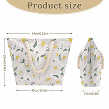 Cargar imagen en el visor de la galería, Bolsa de Cuerda de Cáñamo de Gran Capacidad XB0601066 personalizado con patrón foto texto (impresión de imagen única)