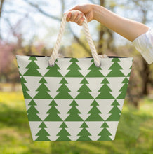 Cargar imagen en el visor de la galería, Bolsa de mano de cuerda de cáñamo de gran capacidad personalizado con patrón foto texto (impresión de imágenes múltiples)