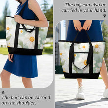 Cargar imagen en el visor de la galería, Bolsa Tote Térmica de Gran Capacidad XB0601064 personalizado con patrón foto texto (impresión de imagen única)