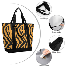 Cargar imagen en el visor de la galería, Bolsa de Compras Térmica de Gran Capacidad XB0601064 personalizado con patrón foto texto (impresión de imágenes múltiples)