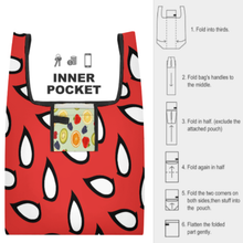 Cargar imagen en el visor de la galería, Bolsa de Compras Plegable / Bolsa Tote Plegable XB0601017 personalizado con patrón foto texto (impresión de imágenes múltiples)