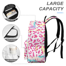 Cargar imagen en el visor de la galería, Mochila escolar de tela Oxford, mochila escolar, mochila de viaje para niños / niñas personalizado con patrón foto texto