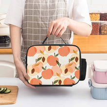 Cargar imagen en el visor de la galería, Bolsa de almuerzo desmontable bolsa aislante lonchera reutilizable a prueba de fugas contenedor de almuerzo personalizado con patrón foto texto