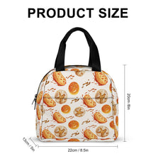 Cargar imagen en el visor de la galería, Bolsa de almuerzo impermeable portátil con aislamiento de gran capacidad personalizado con patrón foto texto (impresión de imagen única)