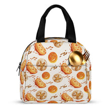 Cargar imagen en el visor de la galería, Bolsa de almuerzo impermeable portátil con aislamiento de gran capacidad personalizado con patrón foto texto (impresión de imagen única)