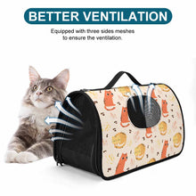 Cargar imagen en el visor de la galería, Bolso portátil para mascotas 45X26X23.5cm personalizado con patrón foto texto