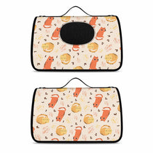 Cargar imagen en el visor de la galería, Bolso portátil para mascotas 45X26X23.5cm personalizado con patrón foto texto